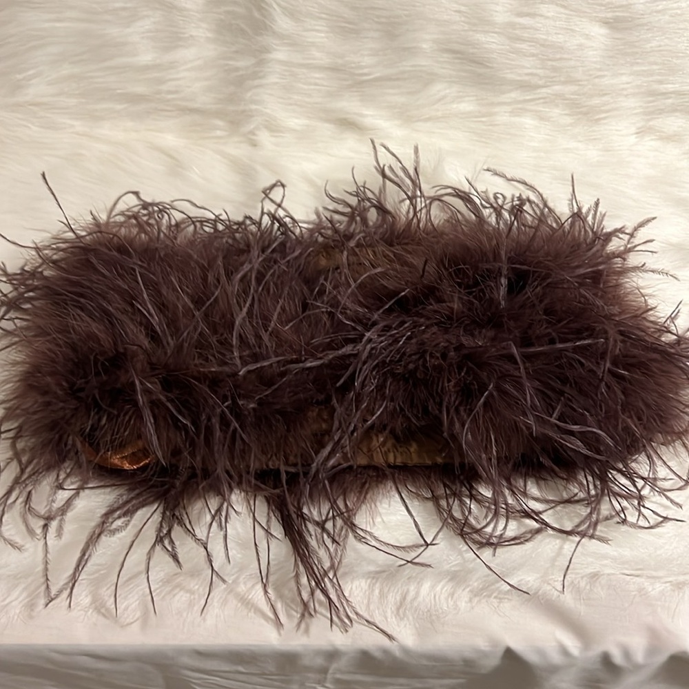 Lamarque Strapless Bustier color chocolate feathers - Picture 11 of 12